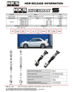 Subaru WRX / STI 00-07 GG/GD EJ20 HKS Hipermax S Suspension Coilover Kit