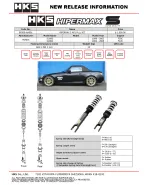 Honda S2000 AP1/AP2 99-09 HKS Hipermax S Suspension Kit Honda S2000 AP1/AP2 99-09 HKS Hipermax S Suspension Kit