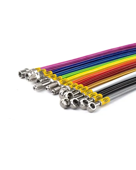 Mazda MX-5 MK1/MK2 NA/NB 89-05 Ex Sport HEL Performance Braided Brake Lines Front & Rear Mazda MX-5 MK1/MK2 NA/NB 89-05 Ex Sport HEL Performance Braided Brake Lines Front & Rear