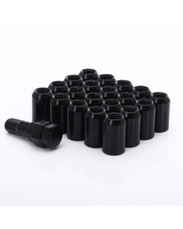 Japan Racing Black Imbus Lug Nuts M12x1.5 + Key