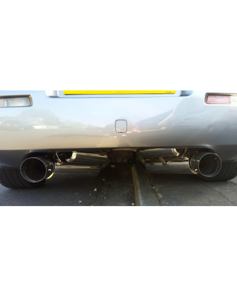 Nissan 350Z Z33 Japspeed K4 Cat Back Exhaust System Nissan 350Z Z33 Japspeed K4 Cat Back Exhaust System
