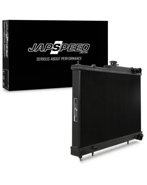 Nissan R33 Skyline GTS-T RB25 Japspeed Black Edition Aluminium Radiator Nissan R33 Skyline GTS-T RB25 Japspeed Black Edition Aluminium Radiator