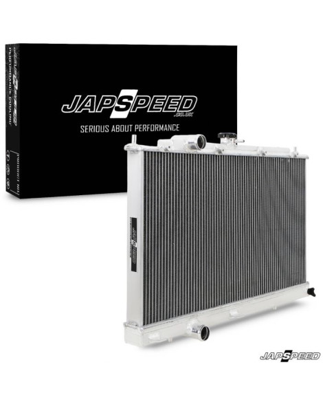 Mitsubishi Lancer EVO 4 5 6 96-01 Japspeed Aluminium Radiator Mitsubishi Lancer EVO 4 5 6 96-01 Japspeed Aluminium Radiator