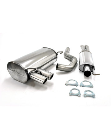 BMW 325i/330i E90/E91/E92 2005-2007 Jetex Cat Back Exhaust (Half System)