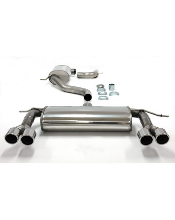 Audi A3 (8PA) 2WD Petrol Turbo Sportback 03+ Jetex Cat Back Exhaust (Half System - Resonated)
