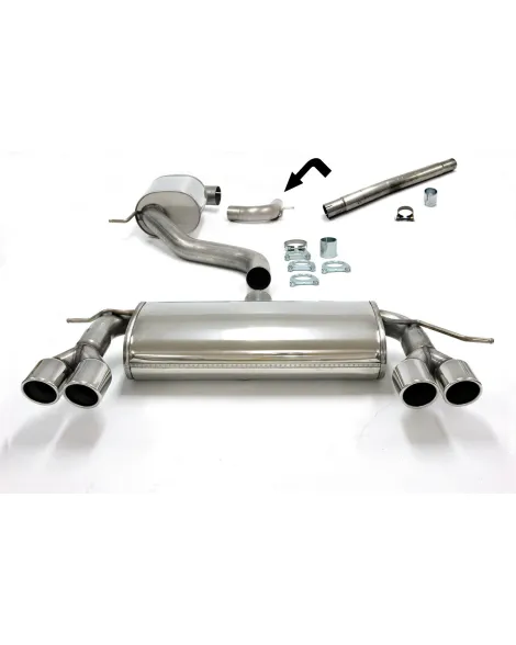Audi A3 (8P) Diesel Turbo 03+ Jetex Cat Back Exhaust System (Half System - Resonated) Audi A3 (8P) Diesel Turbo 03+ Jetex Cat Back Exhaust System (Half System - Resonated)