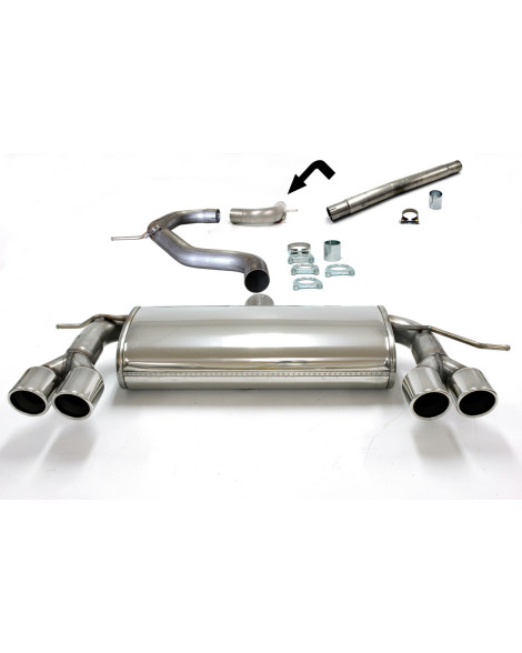 Audi A3 (8P) Diesel Turbo 03+ Jetex Cat Back Exhaust System (Half System - Non-Resonated w/ Racepipe) Audi A3 (8P) Diesel Turbo 03+ Jetex Cat Back Exhaust System (Half System - Non-Resonated w/ Racepipe)