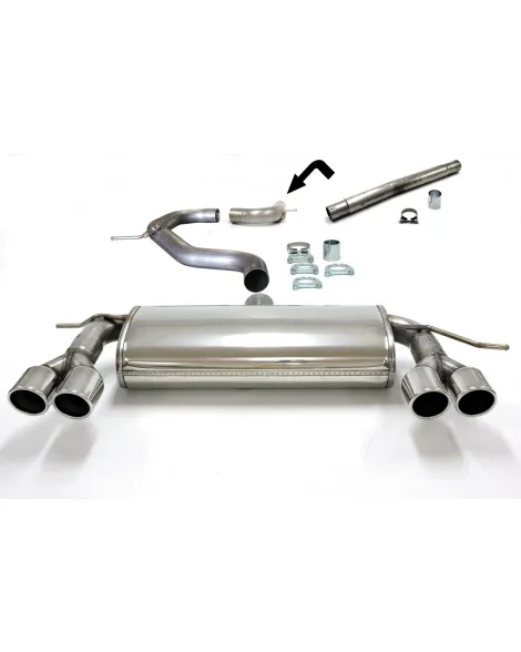 Audi A3 (8P) Diesel Turbo 03+ Jetex Cat Back Exhaust System (Half System - Non-Resonated w/ Racepipe) Audi A3 (8P) Diesel Turbo 03+ Jetex Cat Back Exhaust System (Half System - Non-Resonated w/ Racepipe)