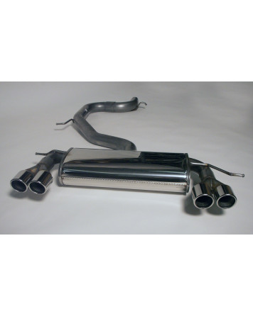 Volkswagen Scirocco Mk3 09+ Jetex Half System (non-resonated with racepipe)