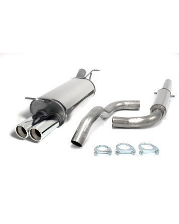 Audi A3 (8L) Petrol Turbo + TDI 96-03 Jetex Cat Back Exhaust System (Half System - Resonated)