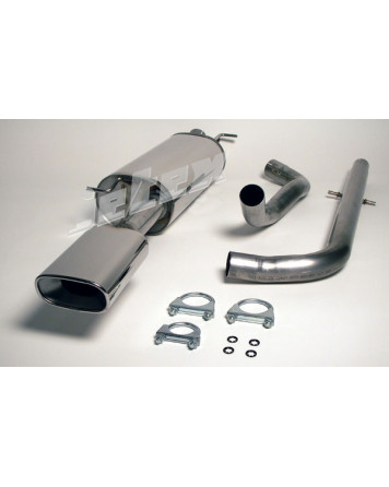 Skoda Octavia (1U) vRS (02-04) Jetex Half System (non-resonated with racepipe)