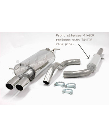 Seat Leon (1M) Turbo (99-05) Jetex Half System (non-resonated with racepipe)