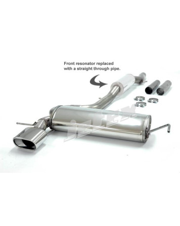 Volkswagen Golf Mk4 V6 4Motion Jetex Half System (non-resonated with racepipe)