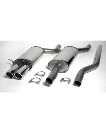 Audi A4 (B5) Quattro 1.8/1.9 94-00 Jetex Cat Back Exhaust (Half System - Resonated)