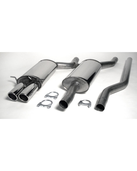Audi A4 (B5) Quattro 1.8/1.9 94-00 Jetex Cat Back Exhaust (Half System - Resonated) Audi A4 (B5) Quattro 1.8/1.9 94-00 Jetex Cat Back Exhaust (Half System - Resonated)