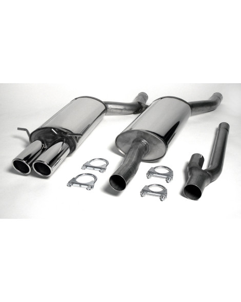 Audi A4 (B5) Quattro 2.4/2.6/2.8/2.5 94-00 Jetex Cat Back Exhaust (Half System - Resonated) Audi A4 (B5) Quattro 2.4/2.6/2.8/2.5 94-00 Jetex Cat Back Exhaust (Half System - Resonated)