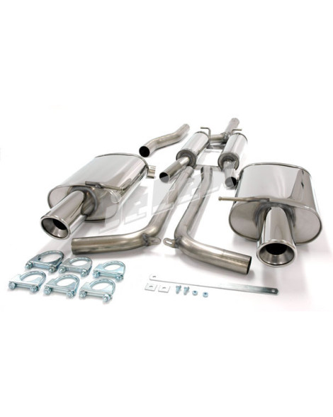 Audi A4 (B6) Quattro Petrol Turbo 01-05 Jetex Cat Back Exhaust (Half System) Audi A4 (B6) Quattro Petrol Turbo 01-05 Jetex Cat Back Exhaust (Half System)