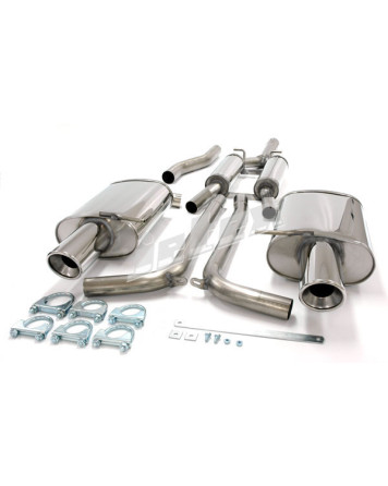 Audi A4 (B7) Quattro Petrol Turbo 05+ Jetex Cat Back Exhaust (Half System)