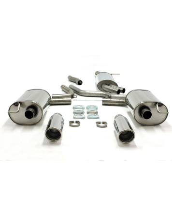 Audi A6 (C6) 2WD 05-11 Jetex Cat Back Exhaust (Half System)