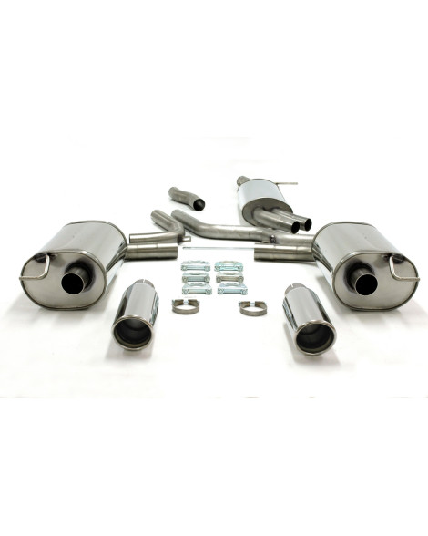 Audi A6 (C6) 2WD 05-11 Jetex Cat Back Exhaust (Half System) Audi A6 (C6) 2WD 05-11 Jetex Cat Back Exhaust (Half System)