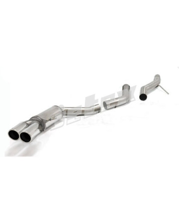Audi A4 (B8) Diesel Turbo 2WD/Quattro 08+ Jetex Cat Back Exhaust (Half System)