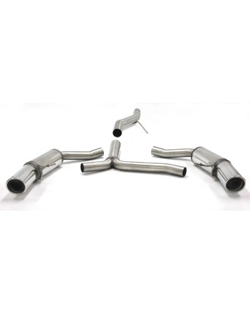 Audi A4 (B8) Diesel Turbo 2WD/Quattro 08+ Jetex Cat Back Exhaust (Half System)