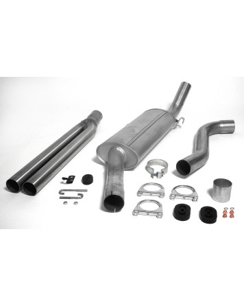 Saab 900 Turbo 76-88 Jetex Cat Back Exhaust System (Half System)