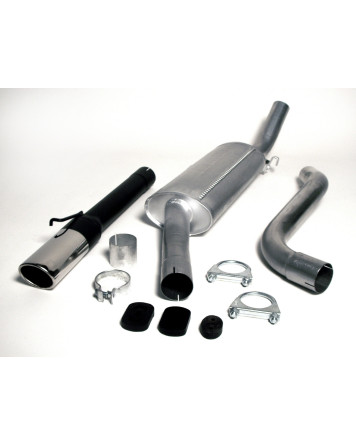 Saab 900 Turbo 87-93 Jetex Cat Back Exhaust System (Half System)