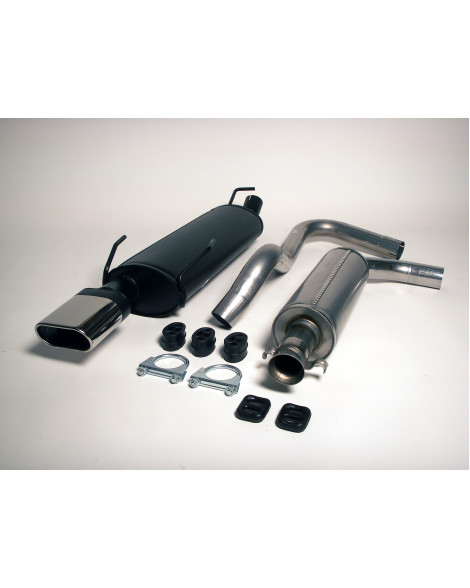 Saab 93 Aero [Generation 1] 2000 Jetex Cat Back Exhaust System (Half System)