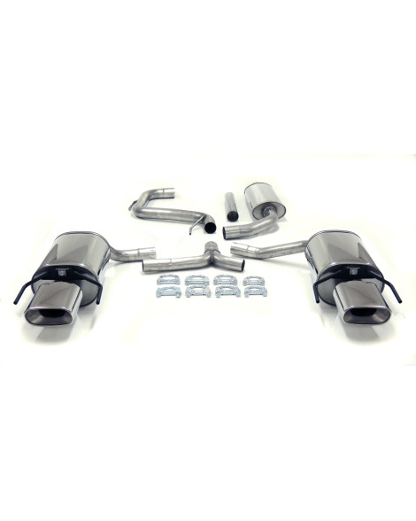 Saab 93 (61L Fuel Tank) [Generation 2] 03+ Jetex Cat Back Exhaust System (Half System)