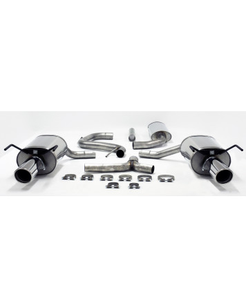 Saab 93 (61L Fuel Tank) [Generation 2] 06+ Jetex Cat Back Exhaust System (Half System)