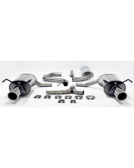 Saab 93 (61L Fuel Tank) [Generation 2] 06+ Jetex Cat Back Exhaust System (Half System)