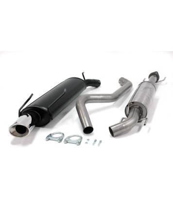 Saab 95 Turbo 02+ Jetex Cat Back Exhaust System (Half System)