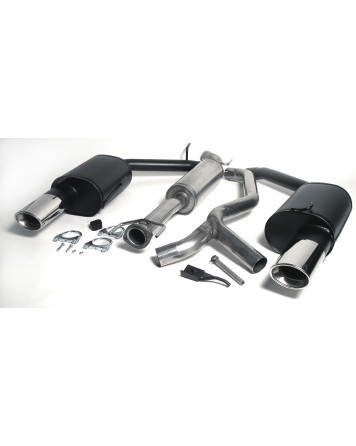 Saab 95 Aero Turbo 98-03 Jetex Cat Back Exhaust System (Half System)