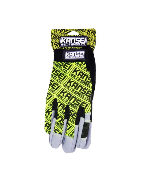 Kansei Touch Screen Mechanic Gloves (Green)