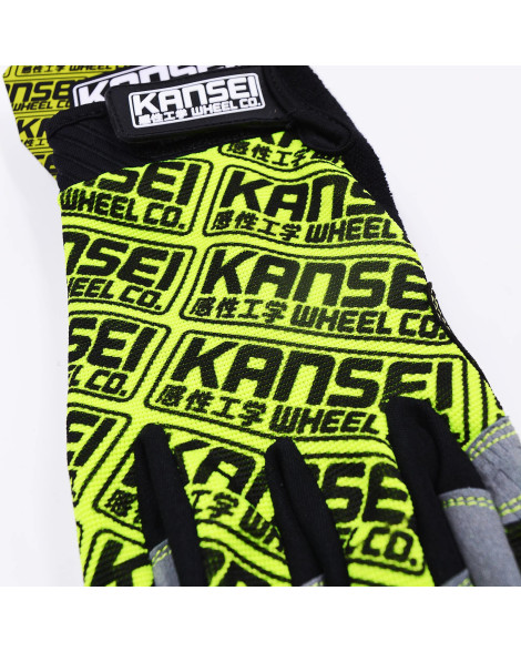 Kansei Touch Screen Mechanic Gloves (Green) Kansei Touch Screen Mechanic Gloves (Green)