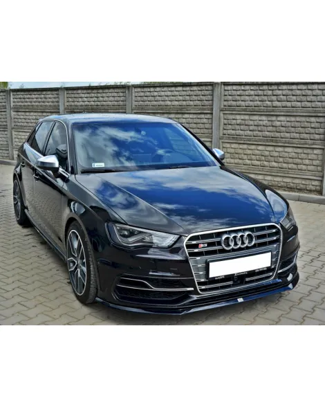 Maxton Design Front Splitter Audi S3 / A3 S-Line 8V Hatchback / Sportback Maxton Design Front Splitter Audi S3 / A3 S-Line 8V Hatchback / Sportback