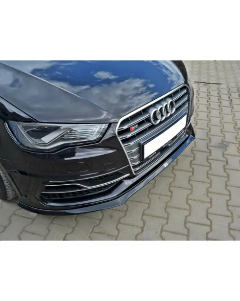 Maxton Design Front Splitter Audi S3 / A3 S-Line 8V Hatchback / Sportback Maxton Design Front Splitter Audi S3 / A3 S-Line 8V Hatchback / Sportback