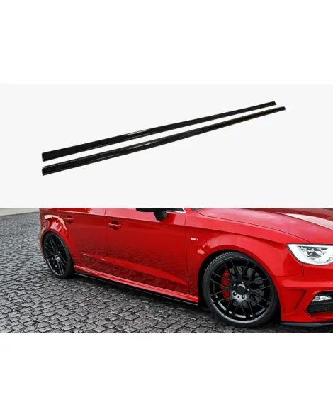Maxton Design Side Skirts Diffusers Audi S3 / A3 S-Line 8V / 8V FL Sportback
