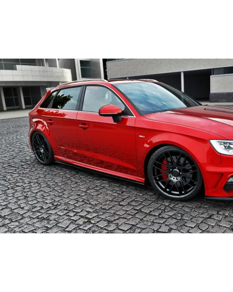 Maxton Design Side Skirts Diffusers Audi S3 / A3 S-Line 8V / 8V FL Sportback