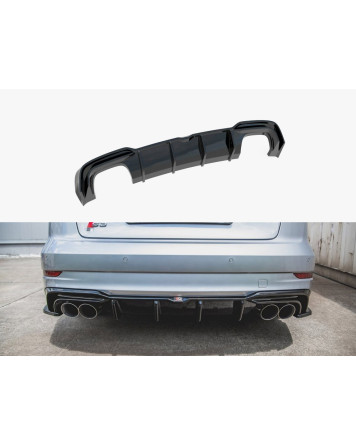 Maxton Design Rear Valance Audi S3 Sedan 8V Facelift 2016-2020