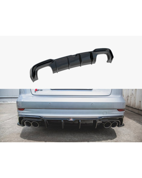 Maxton Design Rear Valance Audi S3 Sedan 8V Facelift 2016-2020 Maxton Design Rear Valance Audi S3 Sedan 8V Facelift 2016-2020