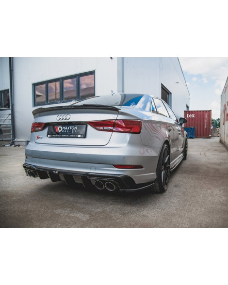 Maxton Design Rear Valance Audi S3 Sedan 8V Facelift 2016-2020 Maxton Design Rear Valance Audi S3 Sedan 8V Facelift 2016-2020