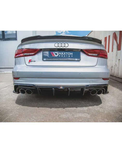 Maxton Design Rear Valance Audi S3 Sedan 8V Facelift 2016-2020