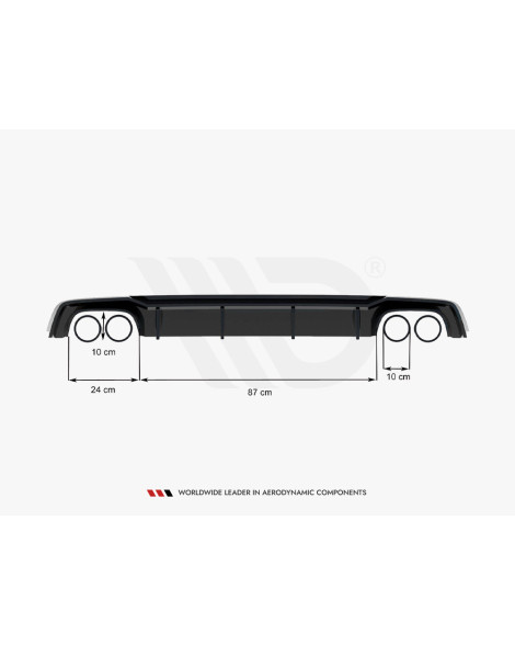 Maxton Design Rear Valance Audi S5 F5 Coupe / Sportback Maxton Design Rear Valance Audi S5 F5 Coupe / Sportback