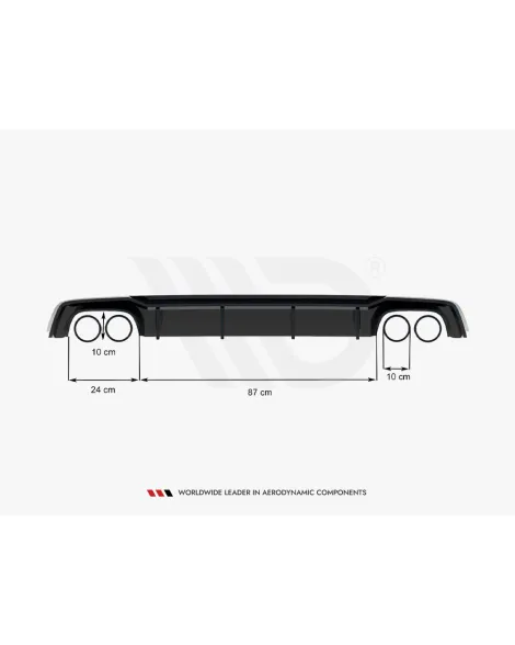 Maxton Design Rear Valance Audi S5 F5 Coupe / Sportback Maxton Design Rear Valance Audi S5 F5 Coupe / Sportback