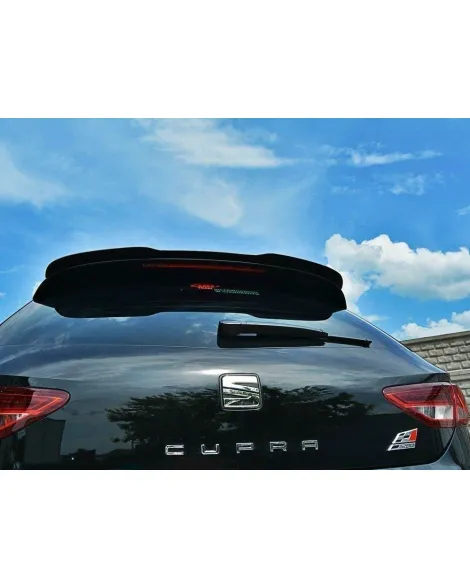 Maxton Design Spoiler Cap Seat Leon Mk3 Cupra Hatchback 2012-2016 Maxton Design Spoiler Cap Seat Leon Mk3 Cupra Hatchback 2012-2016