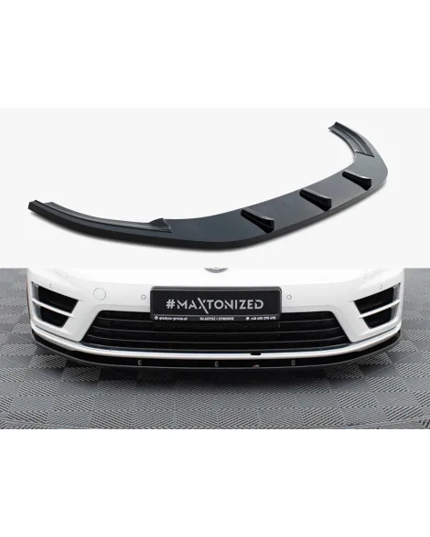Maxton Design Front Splitter V.1 VW Golf R / R-Line Mk7 Maxton Design Front Splitter V.1 VW Golf R / R-Line Mk7