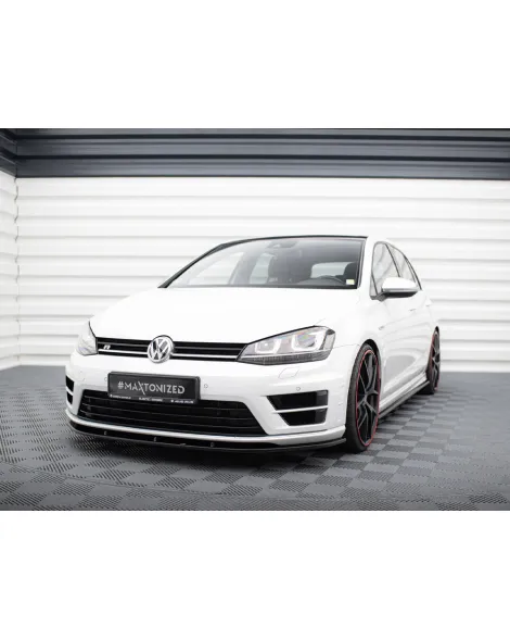 Maxton Design Front Splitter V.1 VW Golf R / R-Line Mk7 Maxton Design Front Splitter V.1 VW Golf R / R-Line Mk7