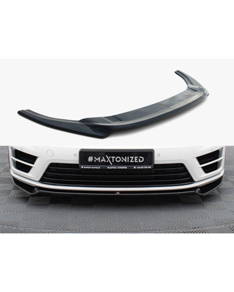Maxton Design Front Splitter V.2 VW Golf R / R-Line Mk7 Maxton Design Front Splitter V.2 VW Golf R / R-Line Mk7